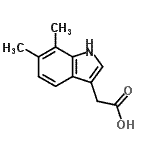 CAS#: 88611-92-1, (6,7-Dimethyl-1H-indol-3-yl)acetic acid