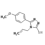 CAS#: 88614-18-0, 4-Allyl-5-(4-methoxyphenyl)-4H-1,2,4-triazole-3-thiol