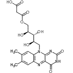 CAS 登录号：88623-79-4， 1-O-(羧基乙酰基)-5-脱氧-5-(7,8-二甲基-2,4-二氧代-3,4-二氢苯并[g]蝶啶-10(2H)-基)-D-核糖醇