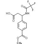 CAS#: 886360-56-1, 3-[4-(Methoxycarbonyl)phenyl]-3-[(trifluoroacetyl)amino]propanoic acid