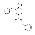 CAS 登录号：886363-00-4， 苄基4-甲基-3-(1-吡咯烷基甲基)-1-哌嗪羧酸酯