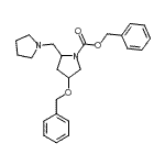 CAS#: 886363-04-8, Benzyl 4-(benzyloxy)-2-(1-pyrrolidinylmethyl)-1-pyrrolidinecarboxylate