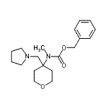 CAS#: 886363-06-0, Benzyl methyl[4-(1-pyrrolidinylmethyl)tetrahydro-2H-pyran-4-yl]carbamate
