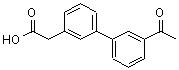 CAS 登录号：886363-13-9， (3'-乙酰基-3-联苯基)乙酸