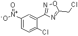 CAS#: 886365-77-1, 5-(Chloromethyl)-3-(2-chloro-5-nitrophenyl)-1,2,4-oxadiazole