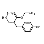 CAS 登录号：886365-98-6， 乙基2-(4-溴苄基)-3-(甲基氨基)丙酸酯