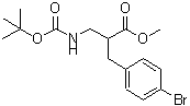 CAS#: 886366-46-7, Methyl 2-(4-bromobenzyl)-3-({[(2-methyl-2-propanyl)oxy]carbonyl}amino)propanoate