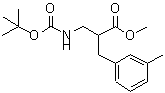 CAS#: 886366-61-6, Methyl 2-(3-methylbenzyl)-3-({[(2-methyl-2-propanyl)oxy]carbonyl}amino)propanoate