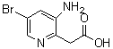 CAS#: 886373-11-1, (3-Amino-5-bromo-2-pyridinyl)acetic acid