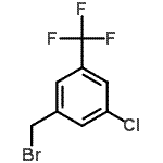CAS 登录号：886496-91-9， 1-(溴甲基)-3-氯-5-(三氟甲基)苯