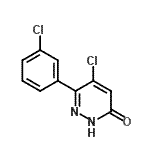 CAS 登录号:886497-43-4, 5-氯-6-(3-氯苯基)-3(2H)-哒嗪酮