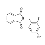 CAS#: 886761-90-6, 2-(4-Bromo-2-fluorobenzyl)-1H-isoindole-1,3(2H)-dione