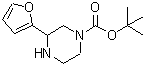 CAS#: 886771-26-2, 2-Methyl-2-propanyl 3-(2-furyl)-1-piperazinecarboxylate