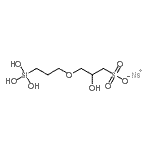CAS#: 88684-04-2, Sodium 2-hydroxy-3-[3-(trihydroxysilyl)propoxy]-1-propanesulfonate