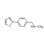 CAS#: 886851-31-6, N-Methyl-1-[4-(1,3-thiazol-2-yl)phenyl]methanamine