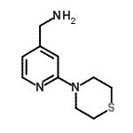CAS#: 886851-35-0, 1-[2-(4-Thiomorpholinyl)-4-pyridinyl]methanamine