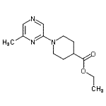CAS#: 886851-60-1, Ethyl 1-(6-methyl-2-pyrazinyl)-4-piperidinecarboxylate