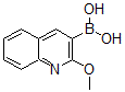 CAS 登录号：886853-93-6， B-(2-甲氧基-3-喹啉基)-硼酸