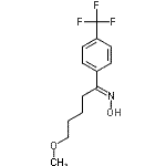 CAS#: 88699-84-7, (1E)-N-Hydroxy-5-methoxy-1-[4-(trifluoromethyl)phenyl]-1-pentanimine