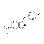 CAS 登录号：887114-51-4， 1-(4-氟苄基)-5-硝基-1H-吲唑