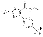 CAS 登录号：887267-75-6， 2-氨基-4-[4-(三氟甲基)苯基]-1,3-噻唑-5-羧酸乙酯