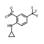 CAS 登录号：887351-41-9， N-环丙基-2-硝基-4-(三氟甲基)苯胺