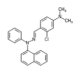 CAS#: 88738-63-0, N-[(2-chloro-4-dimethylamino-phenyl)methyleneamino]-N-phenyl-naphthalen-1-amine