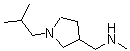 CAS#: 887405-45-0, 1-(1-Isobutyl-3-pyrrolidinyl)-N-methylmethanamine