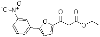 CAS 登录号：887411-69-0， 3-[5-(3-硝基苯基)-2-呋喃基]-3-氧代丙酸乙酯