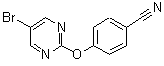 CAS#: 887430-98-0, 4-[(5-Bromo-2-pyrimidinyl)oxy]benzonitrile