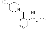 CAS 登录号：887578-10-1， 2-[(4-羟基-1-哌啶基)甲基]苯甲亚氨酸乙酯