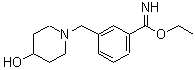 CAS 登录号：887578-17-8， 3-[(4-羟基-1-哌啶基)甲基]苯甲亚氨酸乙酯