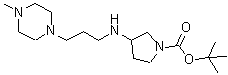 CAS#: 887579-20-6, 2-Methyl-2-propanyl 3-{[3-(4-methyl-1-piperazinyl)propyl]amino}-1-pyrrolidinecarboxylate