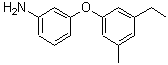 CAS 登录号：887579-85-3， 3-(3-乙基-5-甲基苯氧基)苯胺