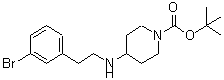 CAS#: 887583-95-1, 2-Methyl-2-propanyl 4-{[2-(3-bromophenyl)ethyl]amino}-1-piperidinecarboxylate