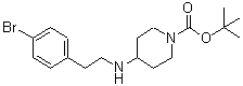 CAS#: 887584-01-2, 2-Methyl-2-propanyl 4-{[2-(4-bromophenyl)ethyl]amino}-1-piperidinecarboxylate