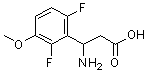 CAS 登录号：887584-05-6， 3-氨基-3-(2,6-二氟-3-甲氧基苯基)丙酸