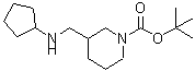 CAS#: 887586-41-6, 2-Methyl-2-propanyl 3-[(cyclopentylamino)methyl]-1-piperidinecarboxylate