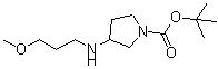 CAS 登录号：887587-38-4， 3-[(3-甲氧基丙基)氨基]-1-吡咯烷羧酸叔丁酯