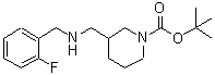 CAS 登录号：887587-48-6， 3-{[(2-氟苄基)氨基]甲基}-1-哌啶羧酸叔丁酯