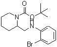 CAS 登录号：887587-59-9， 2-{[(2-溴苯基)氨基]甲基}-1-哌啶羧酸叔丁酯