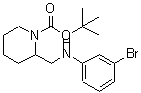 CAS 登录号：887587-63-5， 2-{[(3-溴苯基)氨基]甲基}-1-哌啶羧酸叔丁酯