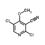 CAS#: 887587-69-1, 2,5-Dichloro-4-methoxynicotinonitrile