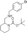 CAS#: 887587-84-0, 2-Methyl-2-propanyl 2-{[(4-bromobenzyl)amino]methyl}-1-piperidinecarboxylate