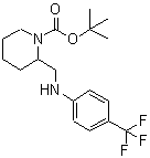 CAS 登录号：887588-14-9， 2-({[4-(三氟甲基)苯基]氨基}甲基)-1-哌啶羧酸叔丁酯