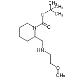 CAS#: 887588-49-0, 2-Methyl-2-propanyl 2-{[(2-methoxyethyl)amino]methyl}-1-piperidinecarboxylate