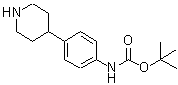 CAS 登录号：887589-58-4， [4-(4-哌啶基)苯基]氨基甲酸叔丁酯