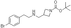 CAS#: 887589-93-7, 2-Methyl-2-propanyl 3-({[2-(4-bromophenyl)ethyl]amino}methyl)-1-azetidinecarboxylate