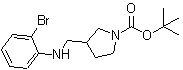 CAS 登录号：887590-69-4， 3-{[(2-溴苯基)氨基]甲基}-1-吡咯烷羧酸叔丁酯