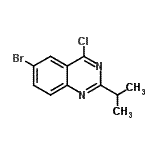 CAS#: 887592-11-2, 6-Bromo-4-chloro-2-isopropylquinazoline
